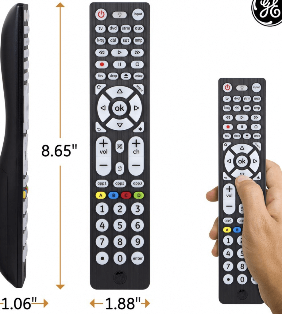 Best GE 8 device Universal Remotes For Your Device General Electric Codes