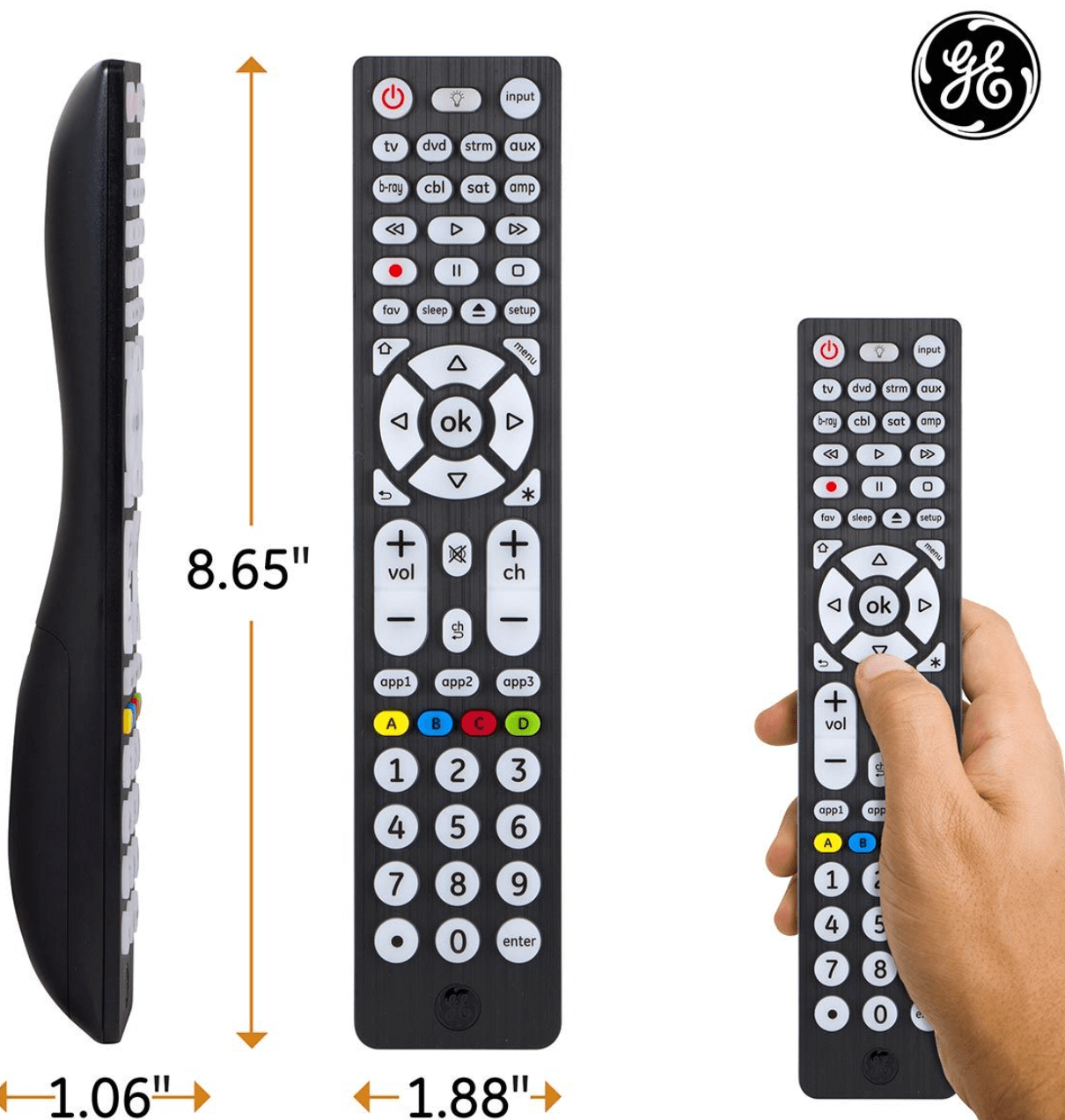 GE Universal Remote Codes General Electric Codes