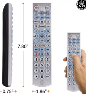 ge universal remote 6 device designer series